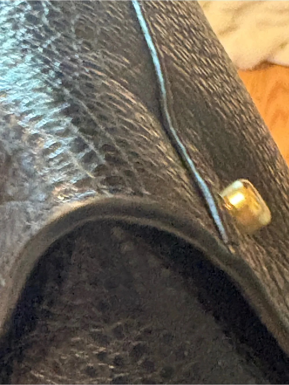 Coach pebbled leather